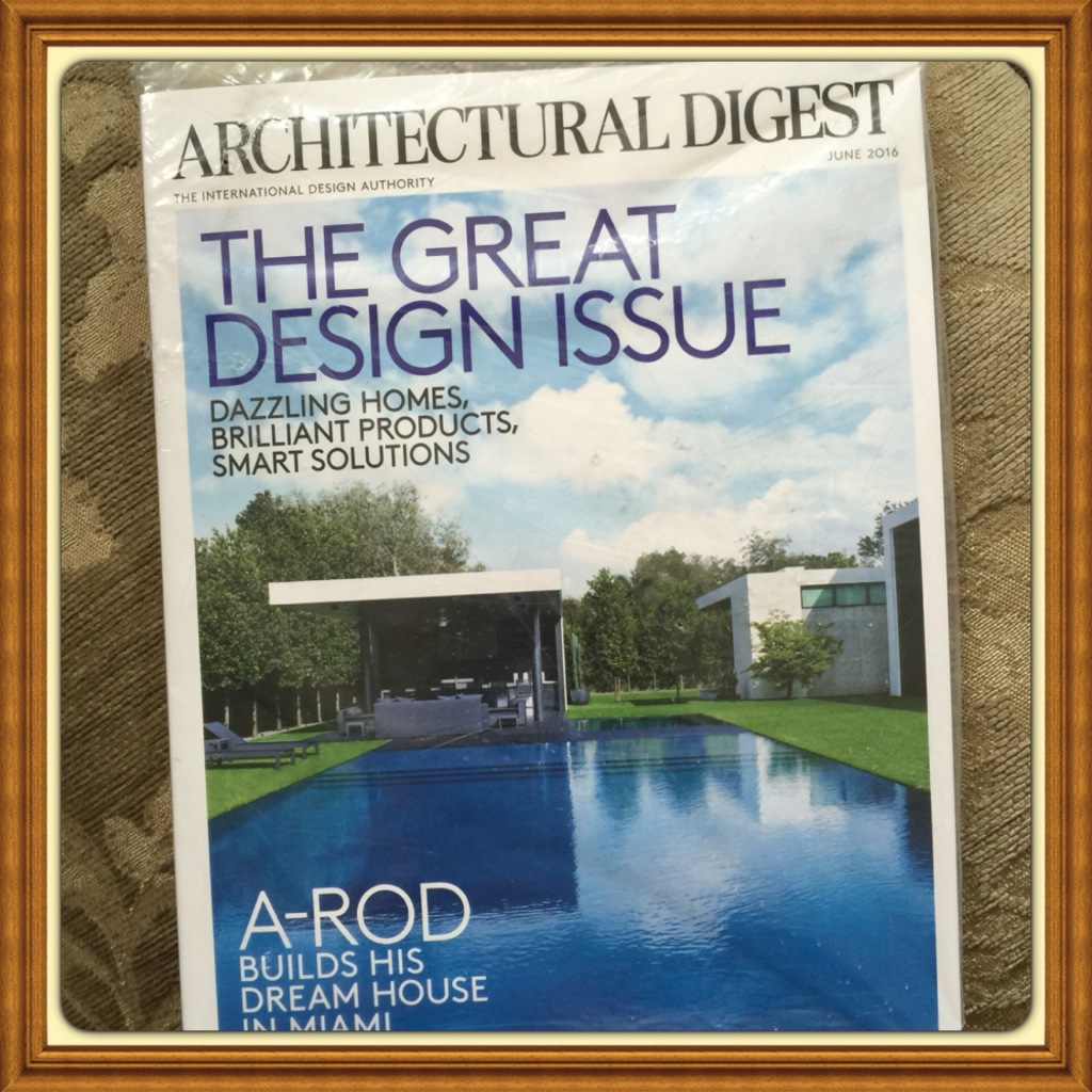 Architectural Digest June 2016 The Great Design Issue Dazzling Homes